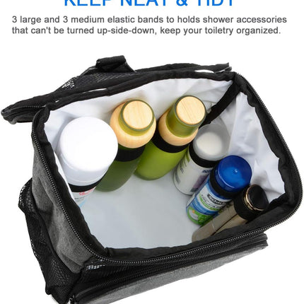 Mesh Shower Caddy Tote Bag, Portable Toiletry Bag Bath Organizer for College Dorms, Gym, Camp, Women and Men.