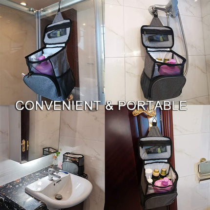 Mesh Shower Caddy Tote Bag, Portable Toiletry Bag Bath Organizer for College Dorms, Gym, Camp, Women and Men.
