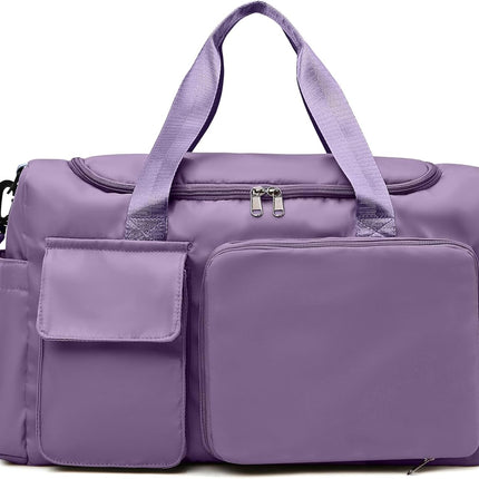 Gym Bag, For Both Men and Women, Foldable, With Shoe Compartment and Wet/Dry Compartment.