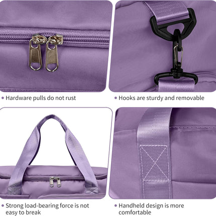 Gym Bag, For Both Men and Women, Foldable, With Shoe Compartment and Wet/Dry Compartment.