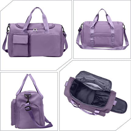 Gym Bag, For Both Men and Women, Foldable, With Shoe Compartment and Wet/Dry Compartment.