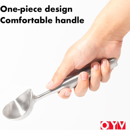 304 Stainless Steel Whisk Set & Stainless Steel Ice Cream Scoop, 3 Pack Whisks and Heavy Duty Scoop for Kitchen Cooking and Dessert Making.