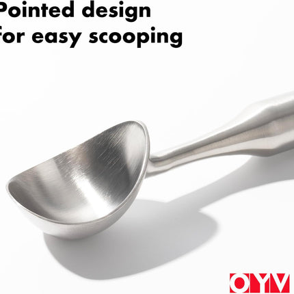304 Stainless Steel Whisk Set & Stainless Steel Ice Cream Scoop, 3 Pack Whisks and Heavy Duty Scoop for Kitchen Cooking and Dessert Making.