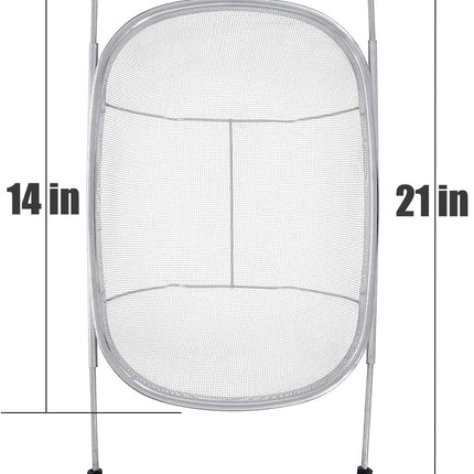 Fine Mesh Colander Over The Sink 6 Quart Stainless Steel Strainer Basket & Expandable Rubber Grip Handles - Strain, Drain, Rinse Fruits, Vegetables.