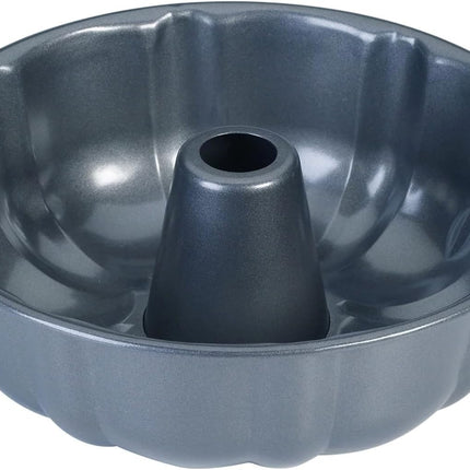 10-Inch Nonstick Cake Pan, Fluted Tube Pan for Pound Cakes, Muffins, Angel Food Cake, Coffee Cake, and More – Easy Release, Dishwasher Safe, Oven Safe, Heavy Duty.