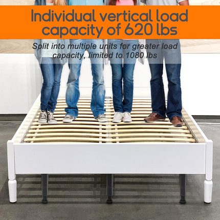 6PCS Bed Frame Support Legs Adjustable (7.75"-13.5") - Heavy Duty for Maximum Stability in Dresser, Table, Chair, Sofa, and Cabinet Furniture.