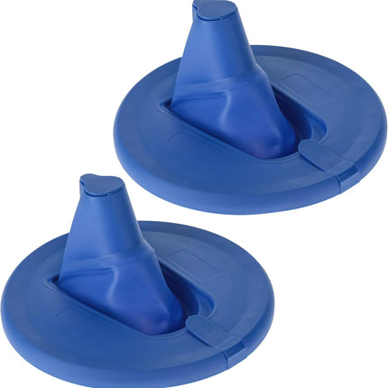 Master Elite Paint Can Lid Cover and Pouring Spout for 1-Gallon Containers, 2 Pack - Secure Seal with Built-in Spout to Pour Easy, Prevents Messes, Spills, Drips, Splatter - Paint Storage Lid.