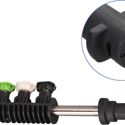 Pressure Washer Wand Extension with Adapter, Replacement Lance, Only Compatible Karcher K2, K3, K4, K5, K6, K7, 15 Inch.