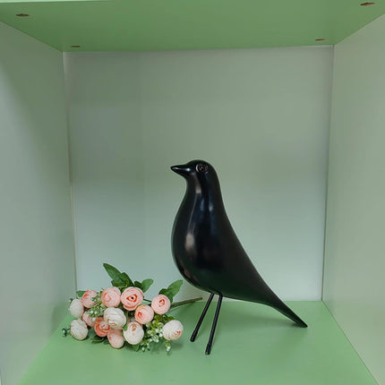 Mid Century Decor House Bird - Mid Century Desk Modern Decor,Sculpture Replica,Pigeon for Desk,Mid Century Sculpture(Black).