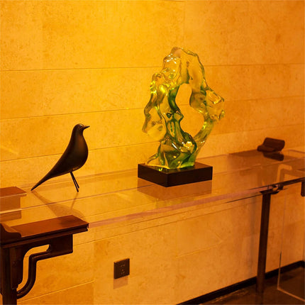 Mid Century Decor House Bird - Mid Century Desk Modern Decor,Sculpture Replica,Pigeon for Desk,Mid Century Sculpture(Black).