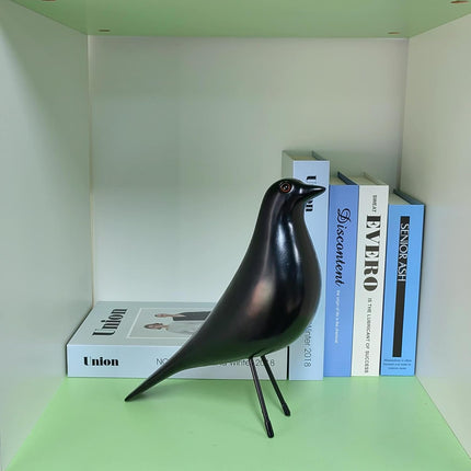 Mid Century Decor House Bird - Mid Century Desk Modern Decor,Sculpture Replica,Pigeon for Desk,Mid Century Sculpture(Black).