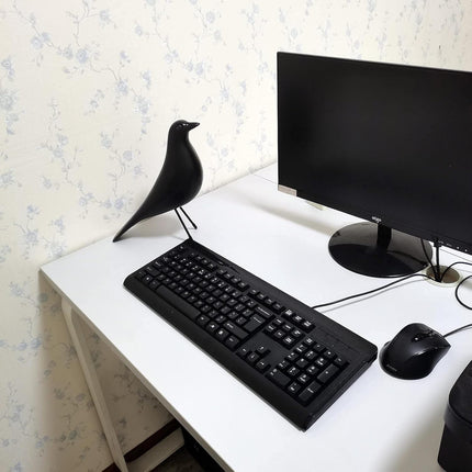 Mid Century Decor House Bird - Mid Century Desk Modern Decor,Sculpture Replica,Pigeon for Desk,Mid Century Sculpture(Black).