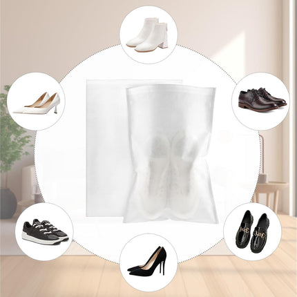 100Pcs Purse Dust Bags for Storage Drawstring Purse Covers Storage Bags for Dust and Storages 11in X 15in Breathable Non-woven Fabric Storages Pouch String Bag Travel Shoe Bag Handbag Covers.