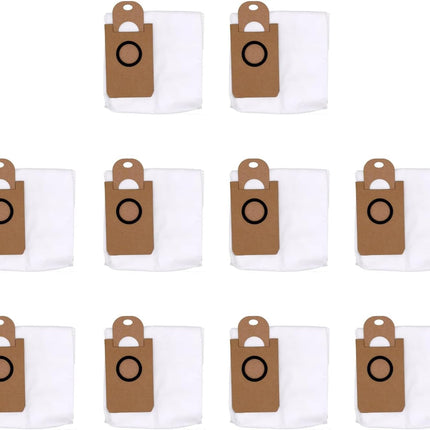 10 Pack Dust Bags for iHome AutoVac Nova S1 Pro, iHRVS1PRO-3BLK, iHRV6-BLK, iHRV7-SLK, iHRV13-BLK,iHRV14-BLK Robot Vacuum Replacement Accessory Parts.