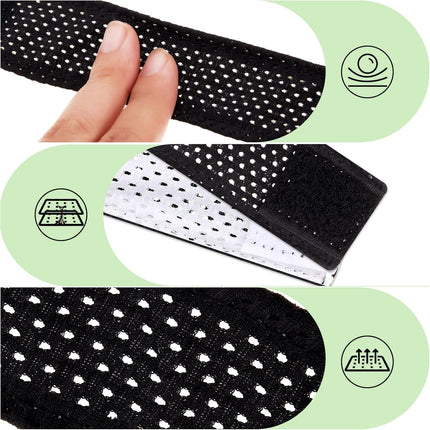 Amylove 8/12 Pairs Jersey Sleeve Bands Softball Sleeve Holders with Hook and Loop Fastener Straps for Soccer Softball Sports.