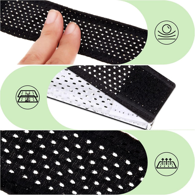 Amylove 8/12 Pairs Jersey Sleeve Bands Softball Sleeve Holders with Hook and Loop Fastener Straps for Soccer Softball Sports.