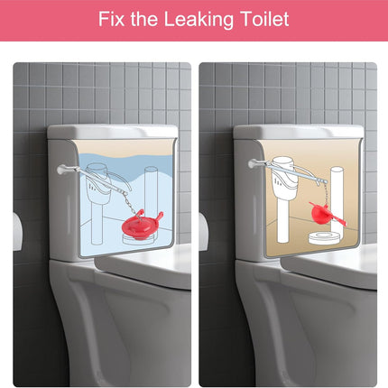 2 Pack Large 3-Inch Toilet Flapper Replacement Compatible with TOTO flapper Model G-Max, THU138S, THU175S and THU331S- Oversized Sealing and Easy to Install.