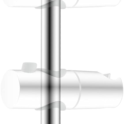 Shower Slide Bar with Handheld Shower Head Holder, Stainless Steel Shower Arm Extension Sliding Bar, Height & Angle Adjustment Showerhead Holder, Chrome.