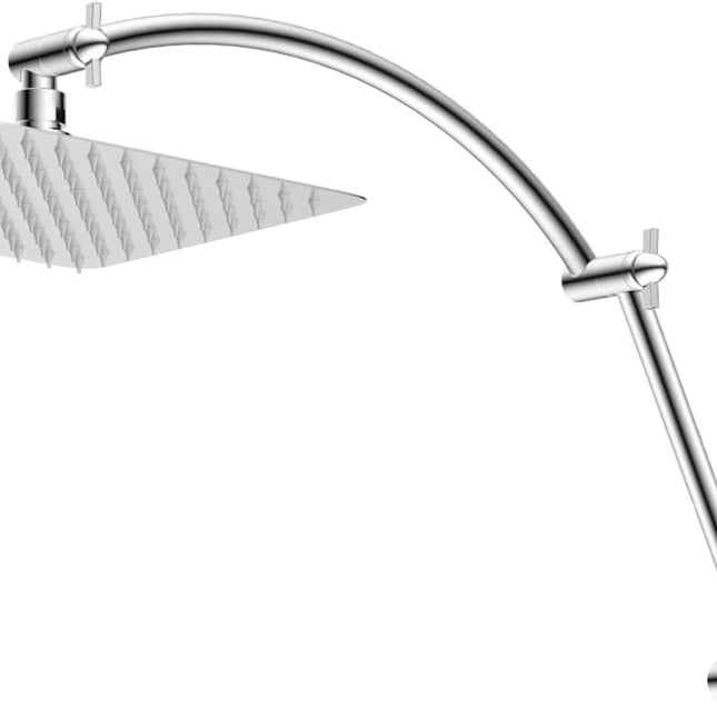 20" Showerhead with 10" Rainfall Showerhead.