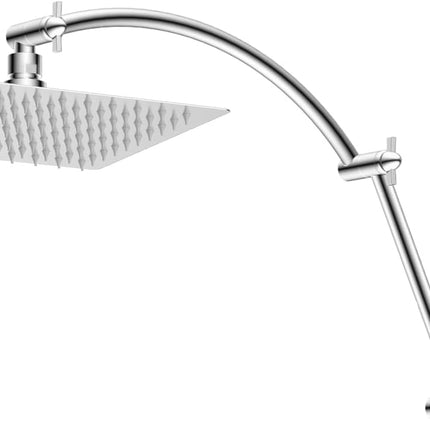 20" Showerhead with 8" Rainfall Showerhead.