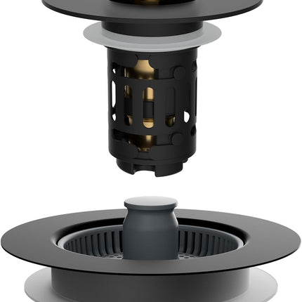 Upgraded 3 in 1 Bathroom & Kitchen Sink Drain Strainer.