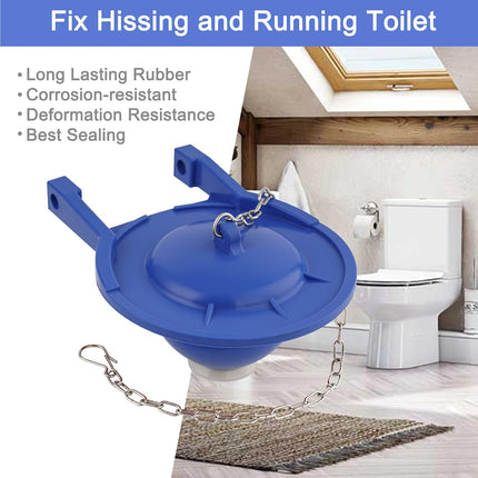 Large 3-Inch Toilet Flapper with Toilet Handle Replacement Compatible with TOTO THU068#CP Trip Lvr.