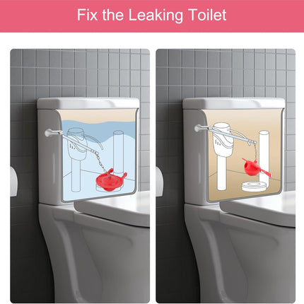 Large 3-Inch Toilet Flapper with Toilet Handle Replacement Compatible with TOTO THU068#CP Trip Lvr.