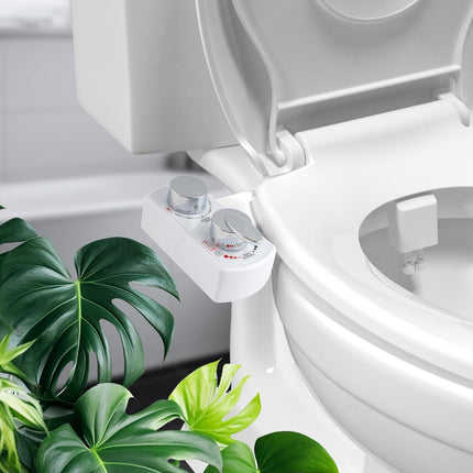 Bidet Attachment for Toilet with 2 PCS Universal Toilet Seat Bolts Kit.