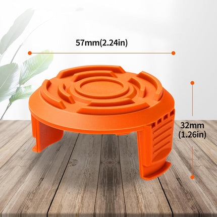 13 Pack WA0010 Trimmer Line Compatible with Worx Weed Eater, 0.065" Autofeed Replacement Trimmer Spool for Worx String Trimmer(8 Line Spools + 5 Caps).