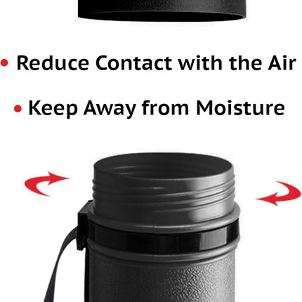 2-Pack Extendable Poster Tubes Expand from 24.5” to 40” with Shoulder Strap | Carry Documents, Blueprints, Drawings and Art | Black Portable Durable Round Storage Cases with Lids and Labels.