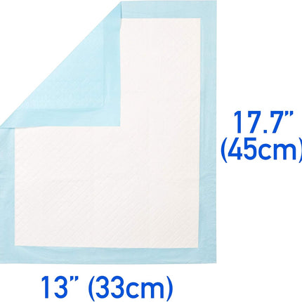 (100 Pads)  Ultra Absorbency Pet Toilet Training Pads 18" x 13" Moisture Locking Technology Turns Liquid into Gel - Perfect for Rabbits and Guinea Pigs.