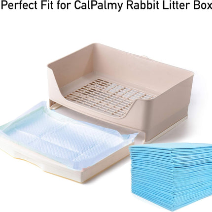 (100 Pads)  Ultra Absorbency Pet Toilet Training Pads 18" x 13" Moisture Locking Technology Turns Liquid into Gel - Perfect for Rabbits and Guinea Pigs.