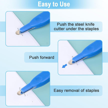 5 Pack Magnetic Staple Remover Tools, Professional Stapler Removers + Garden Tools Sets, Gardening Tool Set with 39.3 in Repotting Mat.