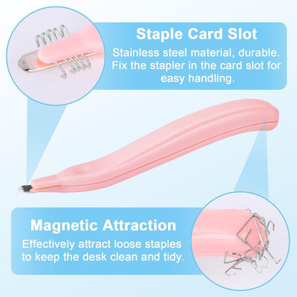 5 Pack Magnetic Staple Remover Tools, Professional Stapler Removers + Garden Tools Sets, Gardening Tool Set with 39.3 in Repotting Mat.