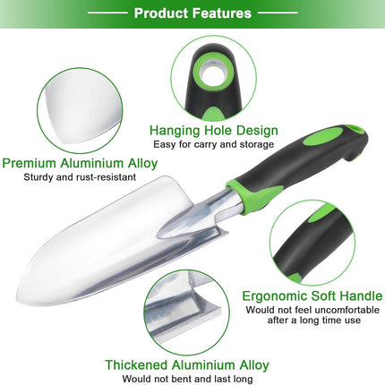 Garden Tools Set, 3 Pack Heavy Duty Gardening Tools Set + Garden Shovel Trowel Garden Tool Set, 2 Pack Heavy Duty Gardening Tools Set.