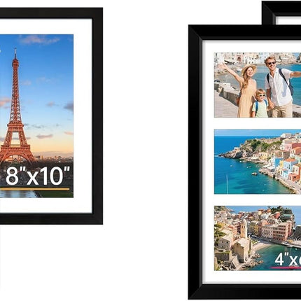 8x10 Picture Frame Set of 2 & 11x14 Picture Frames Collage Wall Decor.