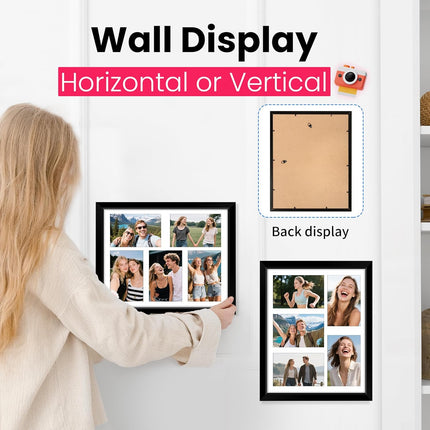 8x10 Picture Frame Set of 2 & 11x14 Picture Frames Collage Wall Decor.