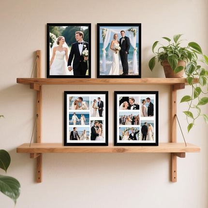 8x10 Picture Frame Set of 2 & 11x14 Picture Frames Collage Wall Decor.