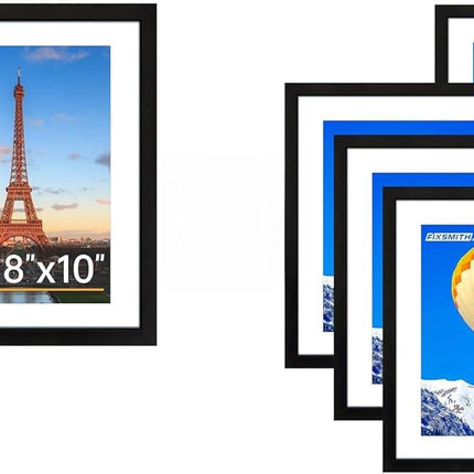 8x10 Picture Frame Set of 2 & 8.5x11 Picture Frame Bulk-6 Pack.