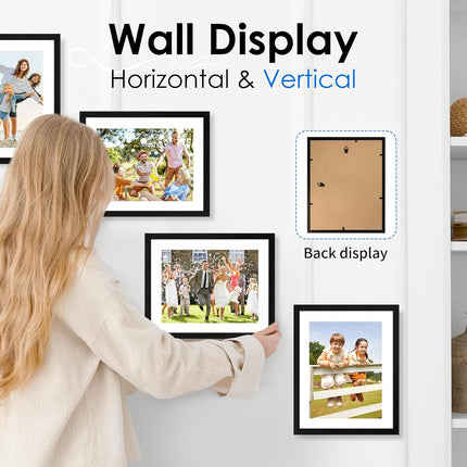 8x10 Picture Frame Set of 2 & 8.5x11 Picture Frame Bulk-6 Pack.