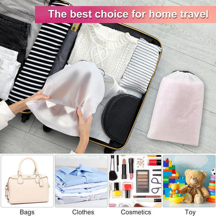 18 Pack Shoe Bags - 11.8in x 15.7in, Storage Bags for Packing, Travel Essentials for Men and Women.