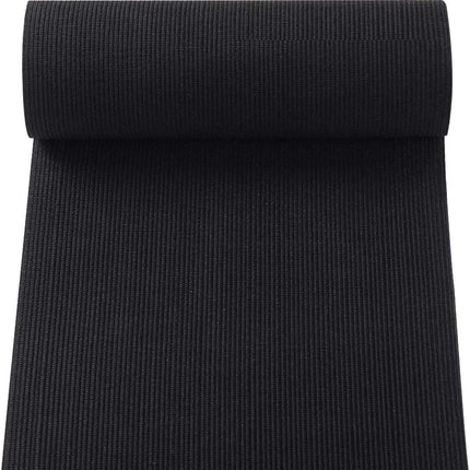 Knit Elastic Bands for Sewing Black Heavy Stretch High Elasticity Flat Elastic Cord 6 Inch Wide Braided Elastic Spool 2 Yard.