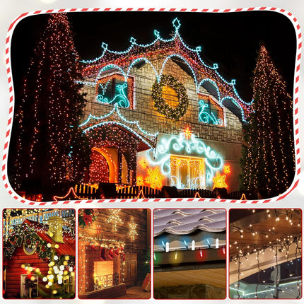 Christmas Light Hanger Clips Fascia Board Light Clips Plastic Holiday Deck Banister Hanger for Christmas Fascia Board Roof Gutter Fence Eave Decoration, Black (30 PCS, 7/8").