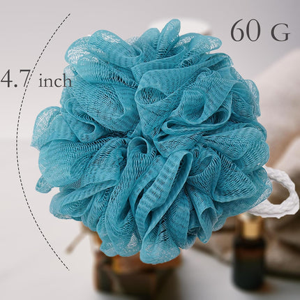 Loofah Bath Sponge Shower Loofah Shower Puff Soft Assorted Color Big 4 Pack.