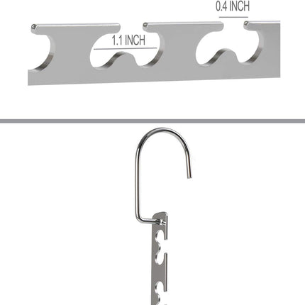 Space Saving Hangers Metal Hanger Magic Cascading Hanger Closet Clothes Organizer(4 Pack).