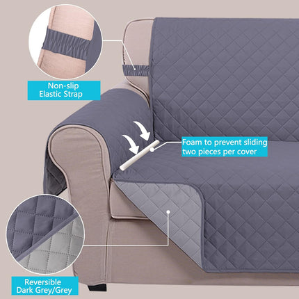 Reversible Sofa Cover Bundles Oversized Sofa.