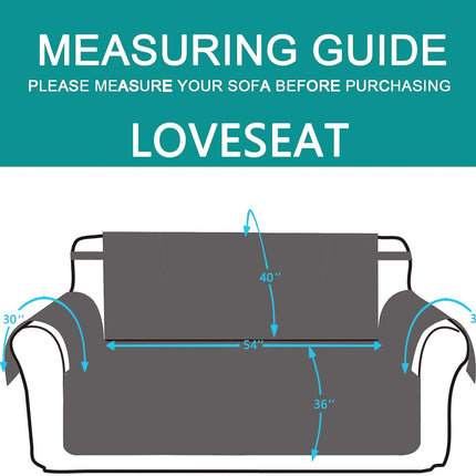 Reversible Sofa Cover Bundles with loveseat and Chair Size.