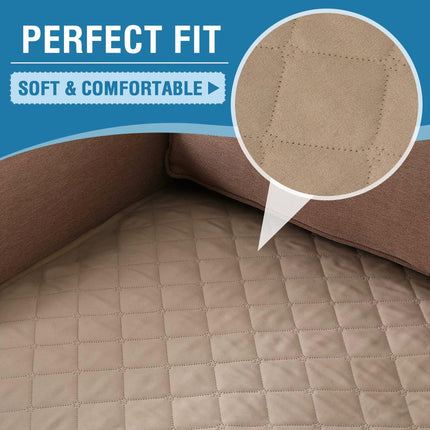 Couch Cover for Dogs Washable 100% Waterproof Sofa Chion Cover Dog Bed Cover Non-Slip Pet Blanket for Sofa Chion Protector, 35" x 74", Khaki.