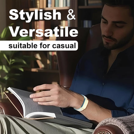 Nylon Replacement Band, Compatible with Amazfit Helio Strap – Adjtable, Breathable Sport Wristband for Fitness Tracker, Comfortable for All-Day Wear.