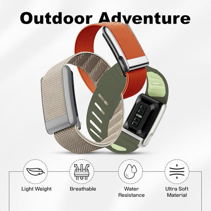 Multi-Pack Wrist Bands Compatible with Whoop 5.0, Peak, One & Life MG – Hydroknit Nylon, Sport Silicone, Premium Nylon – Replacement Straps with Hook, Clasp, Quick Link Slider.